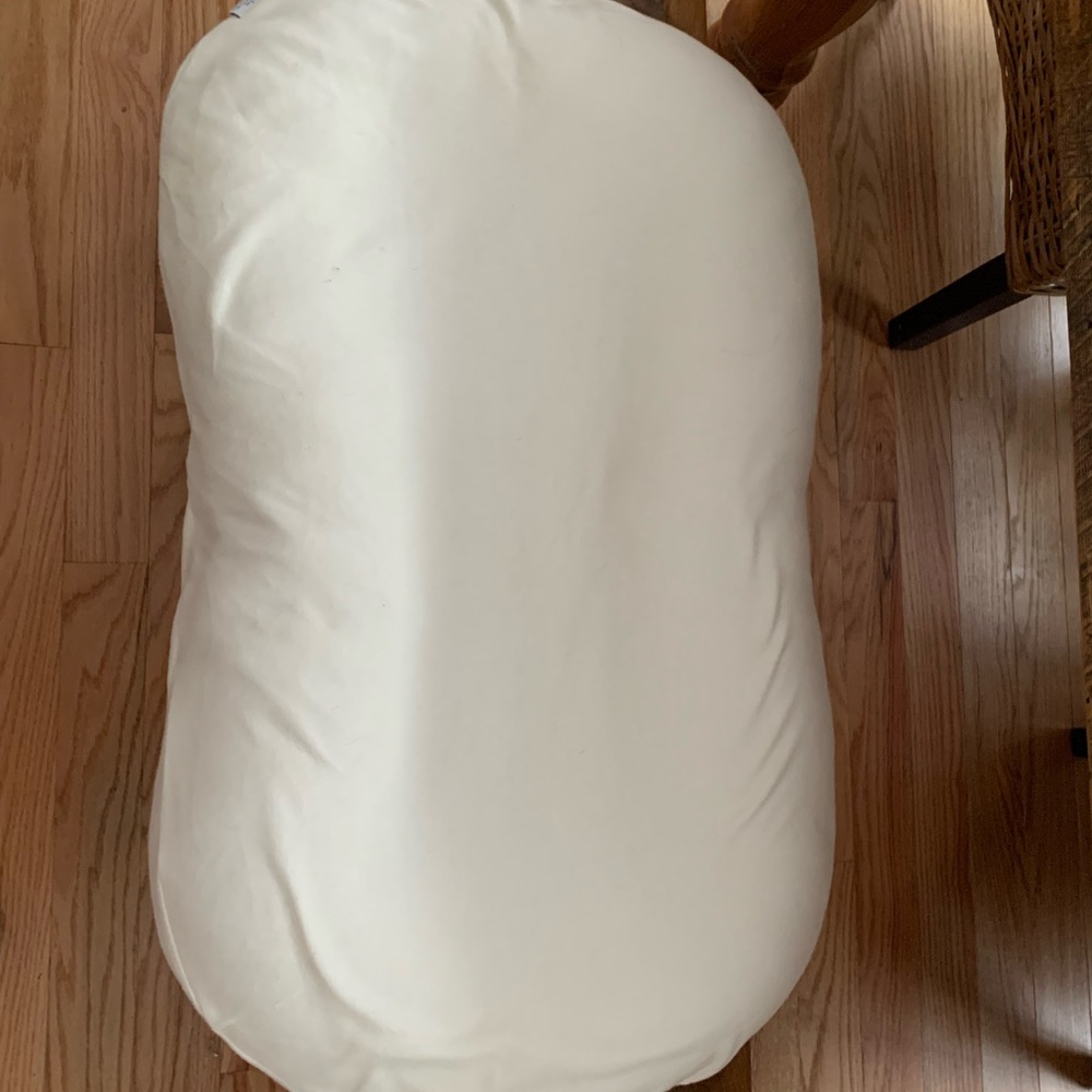 Snuggle me organic with organic cotton cover.